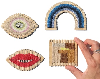 WEAVING LOOM MINI: Eye, Rainbow, Square