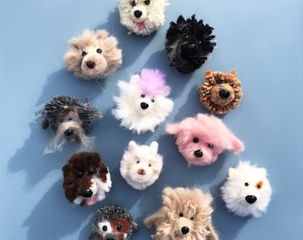 KIT: Pom Pom X Felt Dog - Etsy