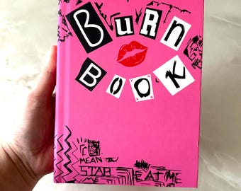 Mean Girls Burn Book Notebook, Pink Aesthetic Journal, Y2K Inspired Gift for Her