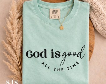 God is Good All The Time, PNG & SVG, Bible Verse, Christian Quote, Scripture, Christian Design, Trendy Faith Graphic, Christ Design