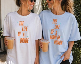 The Life of Bridal Party PNG & SVG Bundle, Bachelorette Tshirt Designs, Trendy Bridal Graphics, Bach Party Theme, Maid of Honor, Bridesmaid