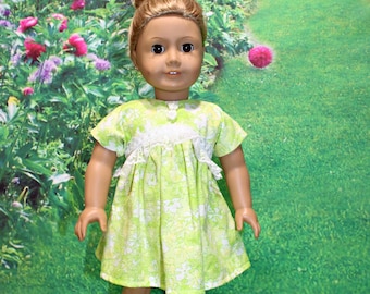 18 Inch Doll Easter or Spring Dress