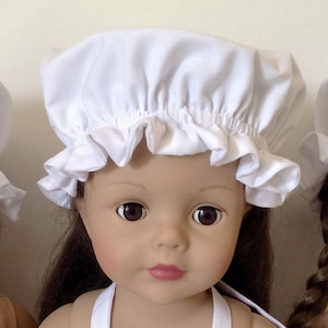 18 Inch Doll Clothes, Colonial Mob Cap, Heritage, Grannie Hat. Martha Washington Hat
