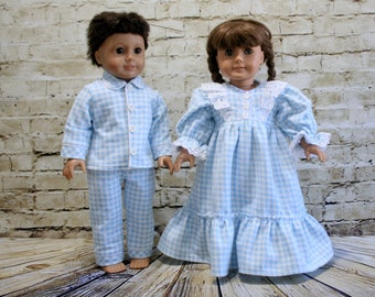 Dollie & Me Girls' Apparel Snug Fit Sleepwear Set With Matching Doll Size 8 