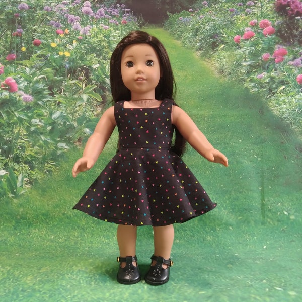 18 Inch Doll Clothes, Trendy, Cotton, Summer Sundress or Jumper. A modern look for 1950's style.