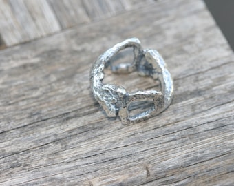 Silver Ring, Sterling Silver Ring, Handcrafted Ring, Unisex Ring, Silver Jewelry, Unisex Silver Ring, Mens Ring, Free Shipping