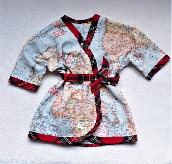 baby christmas dressing gown