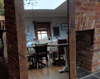 Reclaimed Wood Dress Mirror.. Handmade