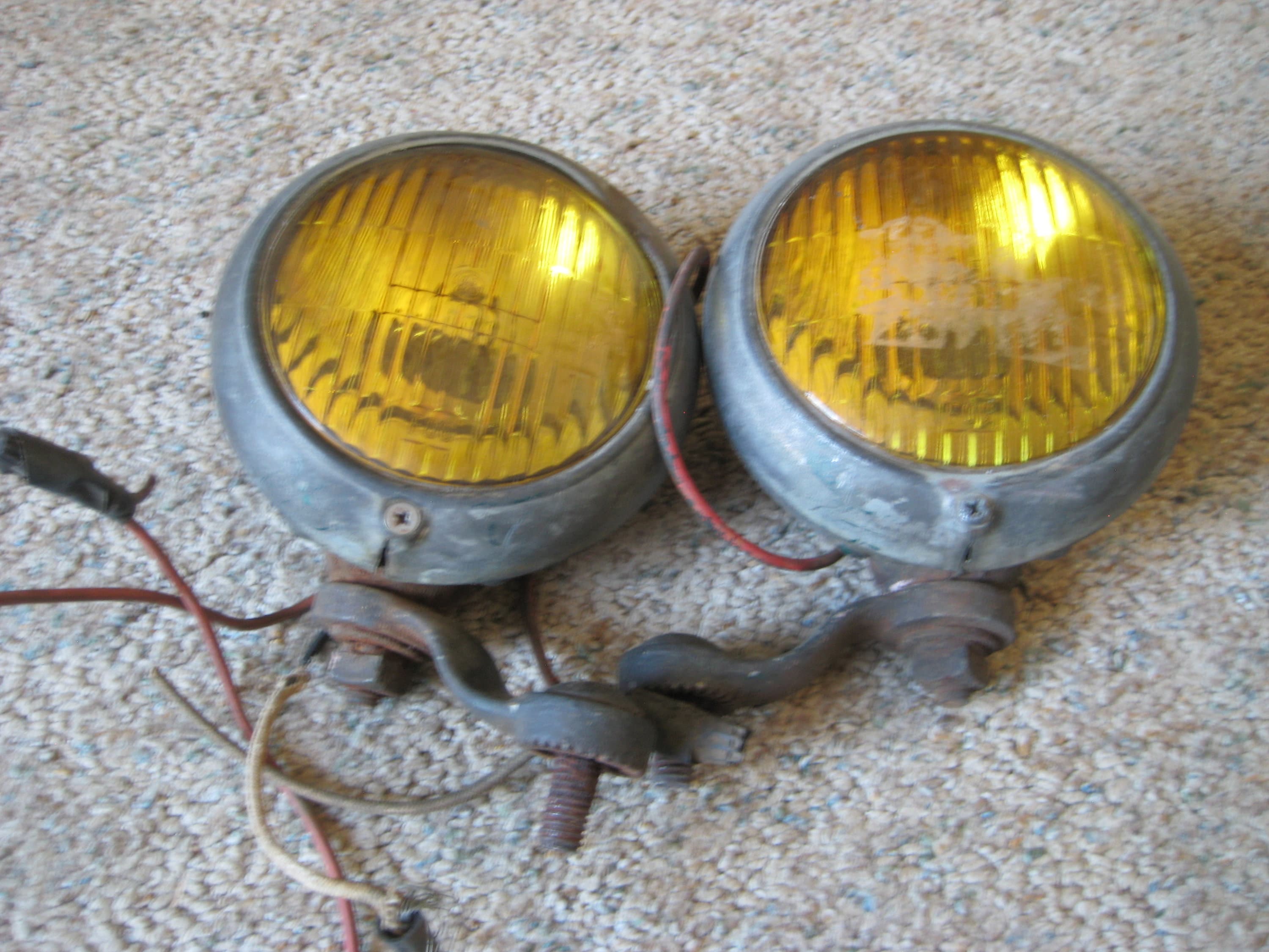 Auto Lamp Manufacturing Co. Fog Lights Model 15 6 Volt 1935-42. - Etsy