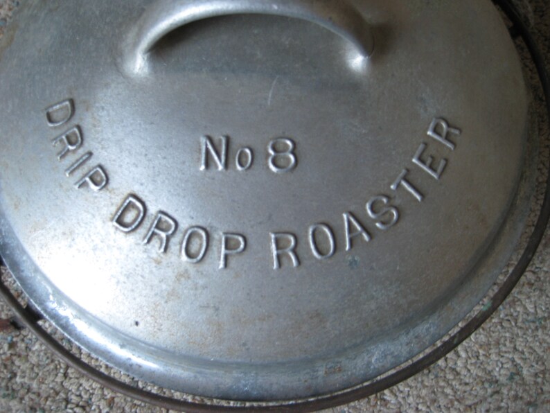 Wagner Ware Drip Drop Roaster No. 8 Dutch Oven. Etsy