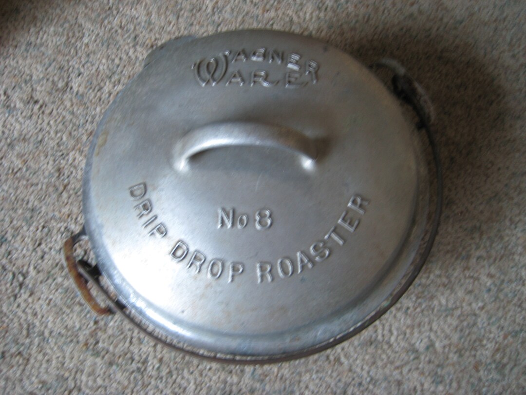 Wagner Ware Drip Drop Roaster No. 8 Dutch Oven. Etsy