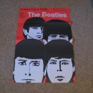 Beatles A Hard Days Night Poster.  2002  22 Inch by 32 Inch.