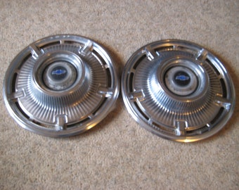 Chevy Caprice, Corvair 1965  14 Inch Hubcaps.  ( Set of 2 ).