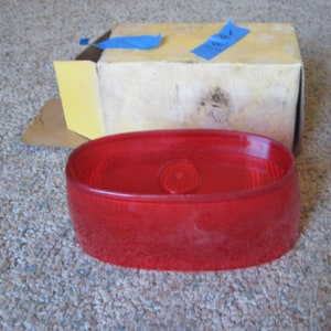 Ford 1958 Stop & Tail Light Lens B8A-13450A. New Old Stock.