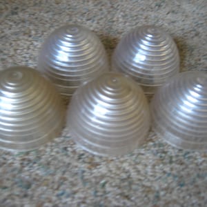Bee-Hive Signal Car Lens  3 Inch. &quot;Clear&quot;. Set of  ( 4 ).