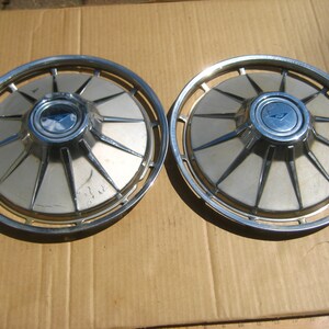 Chevy 1961 Corvair 13 inch Hub Caps  ( Set of 2 ).