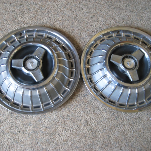 Mercury 1967 Spinner Hub Caps ( SET of 2 ) .