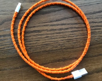 Woven Apple Lightning USB Cord