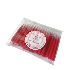 25- Red Mini edible ink markers for cookie decorating