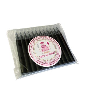 12 Black Mini edible ink markers for cookie decorating
