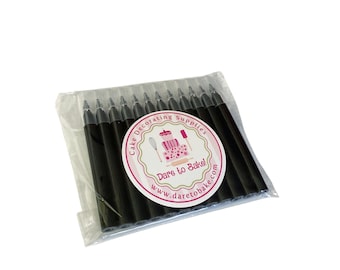 12 Black Mini edible ink markers for cookie decorating