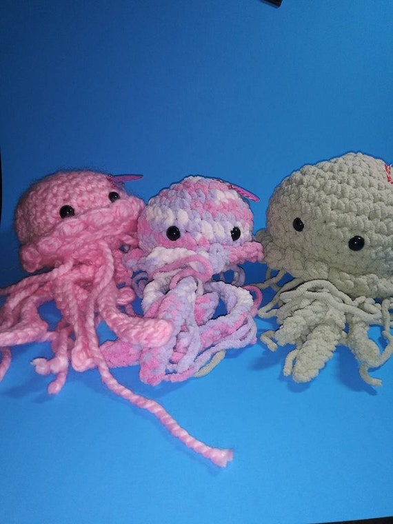Crocheted Large Jellyfish Etsy
