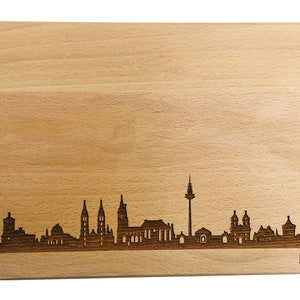 Brotzeitbrett Nürnberg Skyline