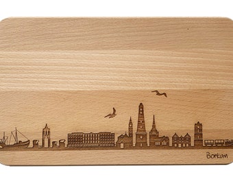 Snack board Borkum Skyline