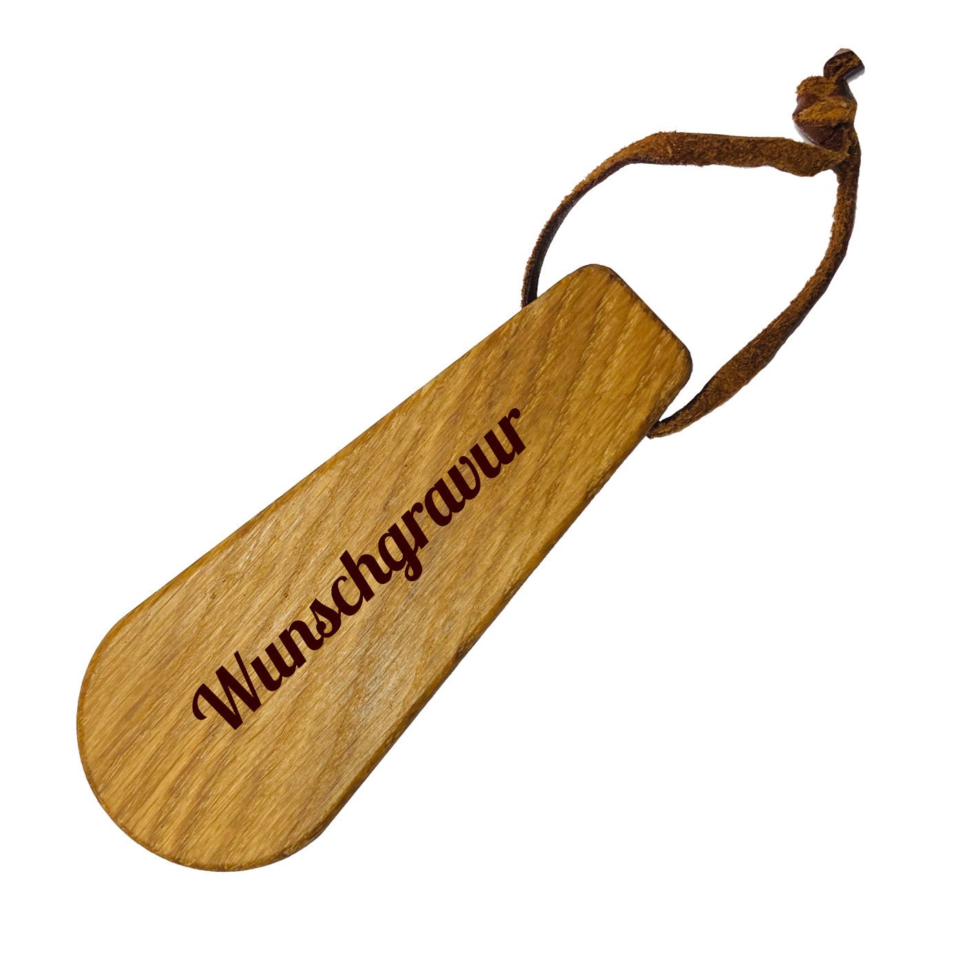 Wooden bottle opener with personal engraving
