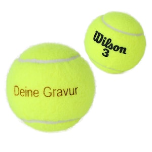 4x Tennisball mit persönlicher Gravur zdjęcie 3