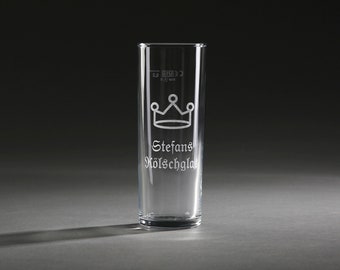 Kölsch glass with engraving | Have Kölsch glass individually engraved