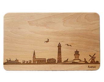 Snack board Amrum Skyline