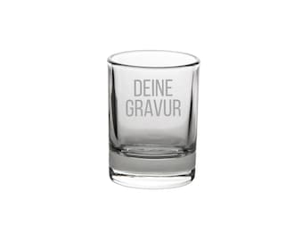 Borrelglas GALA met gravure