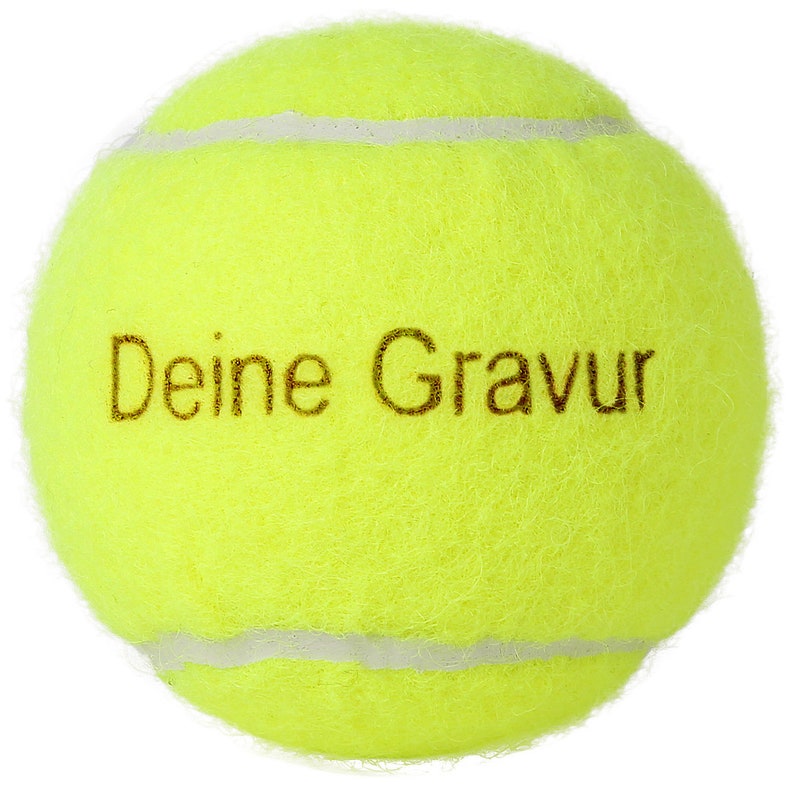 4x Tennisball mit persönlicher Gravur zdjęcie 2