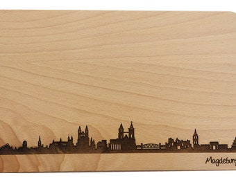 Snack board Magdeburg Skyline