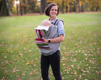 Fleece Baby Carrier Cover and Hoodie (Also works as a car seat cover!)