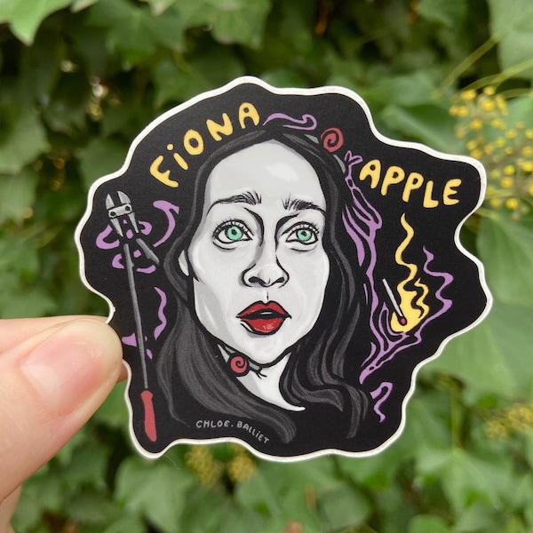 Fiona Apple Sticker | Fetch The Bolt Cutters | Waterproof Vinyl Sticker | Water Bottle Stickers | Laptop Stickers