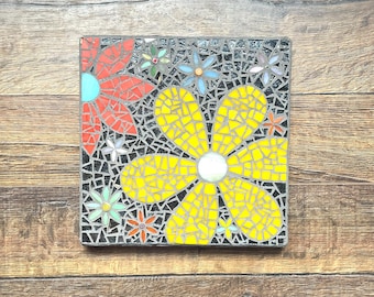 Mosaic flower picture