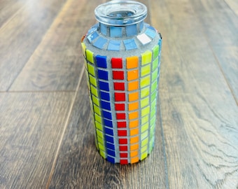 Mosaic Bud Vase
