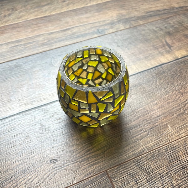 Mosaic Candle Holder Etsy