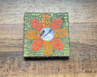 Mosaic flower picture
