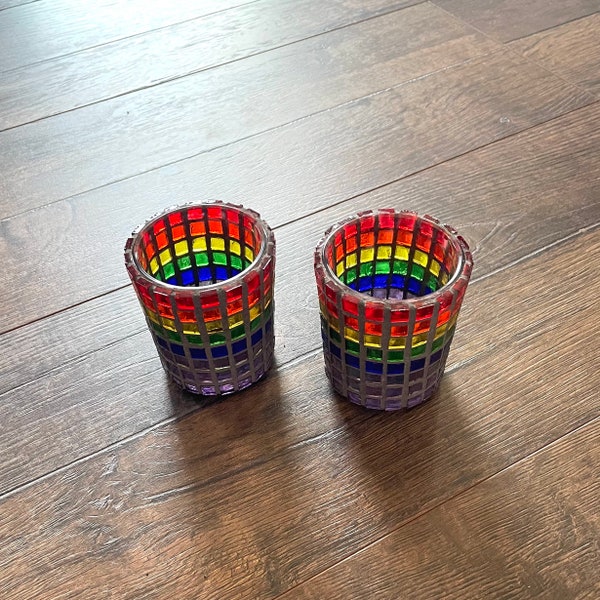 Mosaic Tea Light Candle Holder