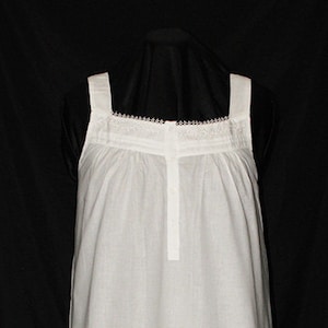 320-Ashley White Cotton Gown