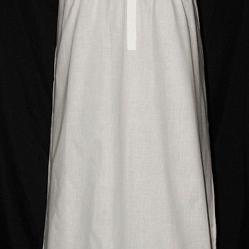 320-ashley White Cotton Gown - Etsy