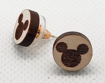 Kolczyki Myszki Miki Disney - 1/2 cala - Prezent dla córki