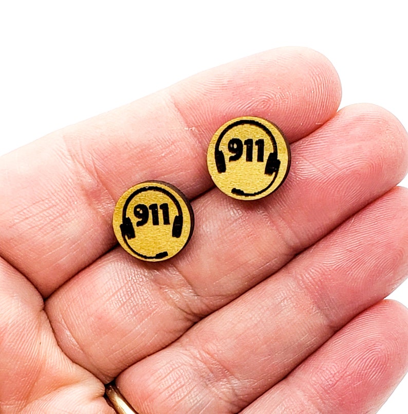 Dispatch 911 Dispatcher Earrings E-911 12 inch