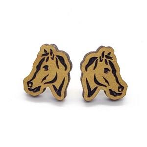 Paardenoorbellen - Cadeau voor dochter - Hout