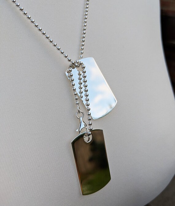 Personalised Mens Sterling Silver 