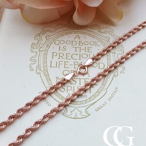 Men's Ladies 9ct Rose Gold Diamond Cut 