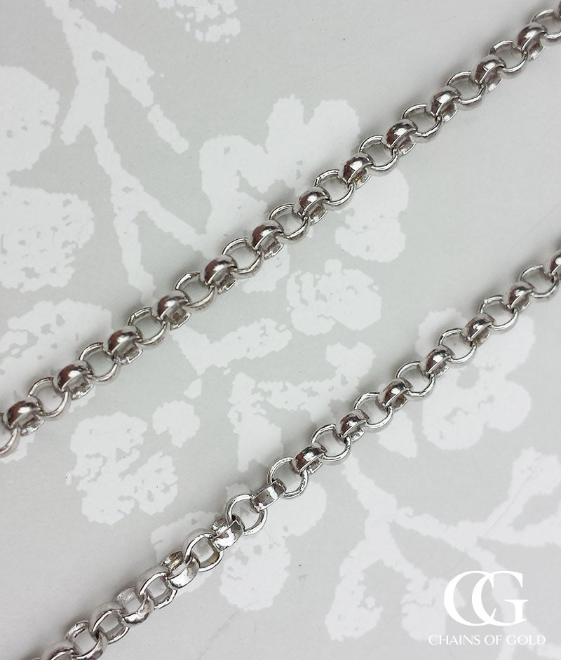 DESIGN Sterling Silver Belcher Chain Necklace In Silver - Foto 4